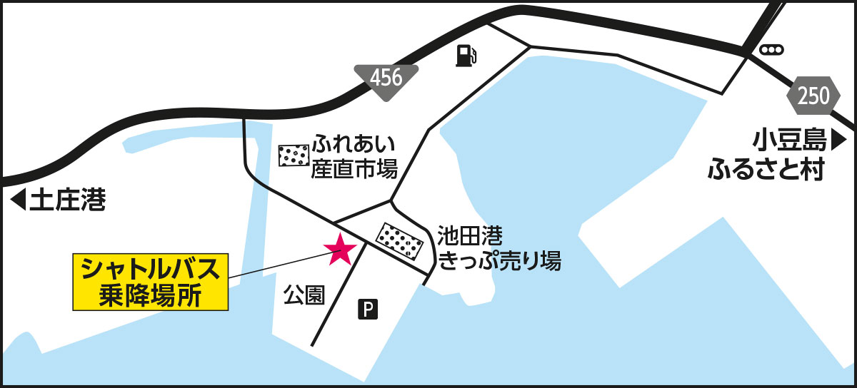 池田港周辺地図
